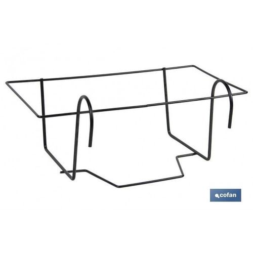 Support Jardinière 90015522 Azahar Noir 60x22x15cm