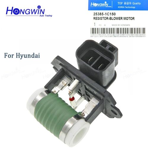 Véritable No.:25385-1c150 2 Broches Voiture Résistance Du Moteur Du Ventilateur De Chauffage S'adapte Kia Sorento 2007-2009 Optima 2.7l 2006-2010 253851c150 Nipseyteko
