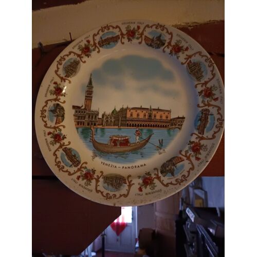 Grande Assiette De Décoration De Venise Italie