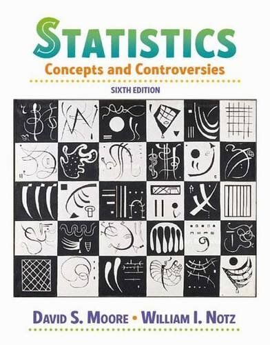 Statistics: Concepts And Controversies