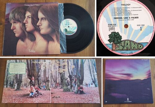 Emerson Lake & Palmer Album 33t Lp 12" Vinyle " Trilogy " France 1972