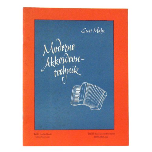 Curt Mahr La Technique Moderne Pour L'accordéon-Piano Vol 2