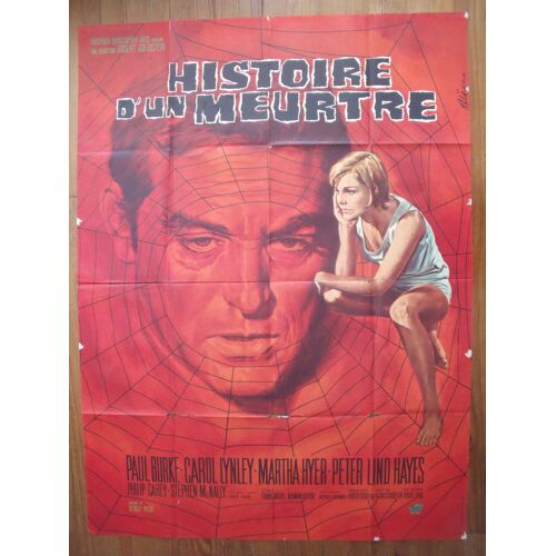 Histoire D'un Meurtre Affiche De Cinéma 120x160 Paul Burke