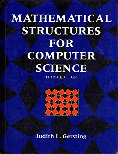 Mathematical Structures For Computer Science