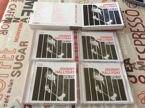 Coffret 4 Cd. Johnny Hallyday. Sprit