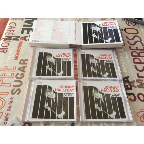 Coffret 4 Cd. Johnny Hallyday. Sprit