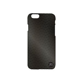 So Seven Midnight Chevrons - Coque De Protection Pour Téléphone Portable - Blanc, Brun
