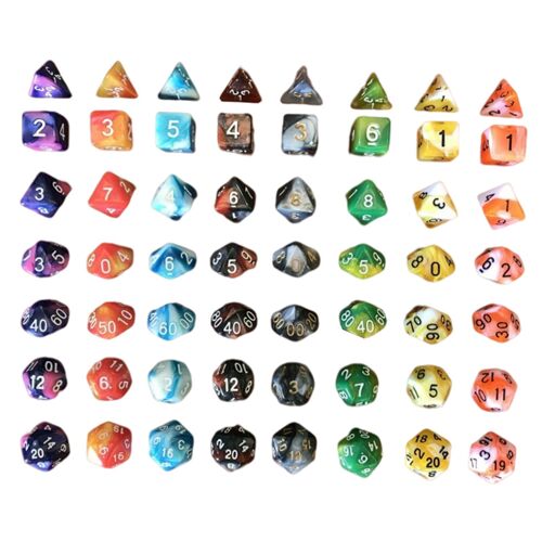Ensemble De Dés Polyédriques Numériques, Fournitures De Jeux De Table, Accessoires De Fête