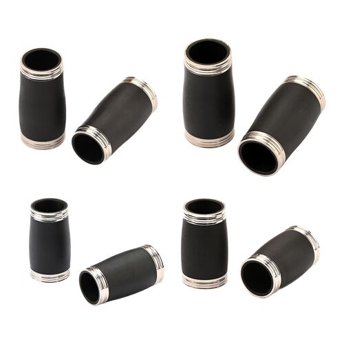Tube De Clarinette En Bakélite, Tuyau De Réglage En Métal Noir Pour Instrument De Musique