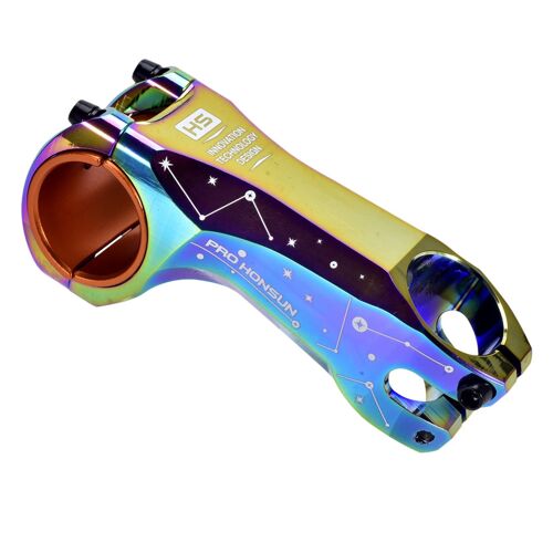 Tige De Guidon De Vélo En Alliage D'Aluminium, Légère À 17 Degrés, 31.8/35x90mm, Pour Vélo De Route, Vtt Et Bmx