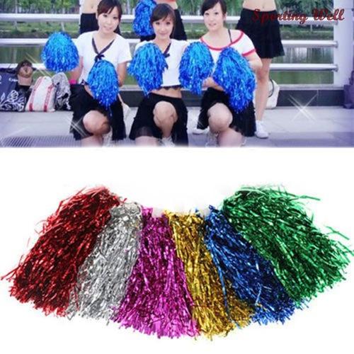 1pc Moderne Cheer Danse Fournitures De Sport Concurrence Cheerleading Pom Poms Fleur Boule Éclairage Fête Acclamant Fantaisie Pom Poms
