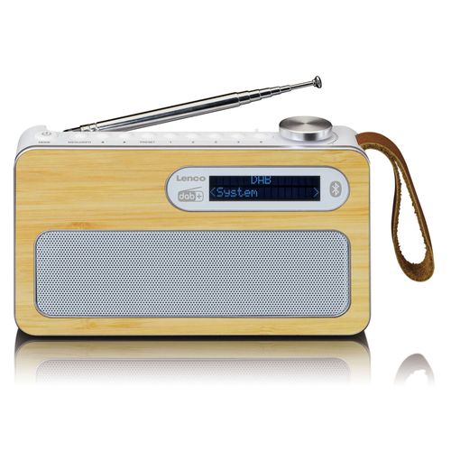 Radio portable DAB+ PDR-040BAMBOOWH Bambou-Blanc