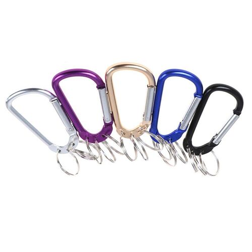 Boucle De Mousqueton Escalade 8cm Type D À Tirage Rapide, Écrou En Aluminium Suspendu, Boucle De Sac À Dos