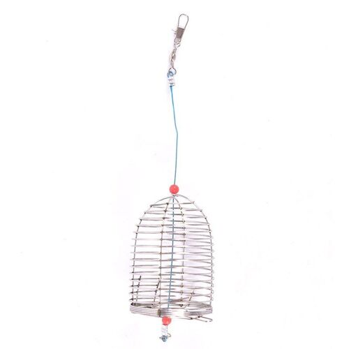 Petit Appât De Pêche En Acier Inoxydable, 1 Pièce, Porte-Panier, Leurre, Accessoires 1