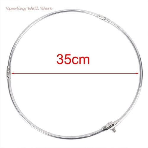 Filet De Pêche Pliant En Acier Inoxydable, Tête De Braille Ronde, Accessoire De Matériel