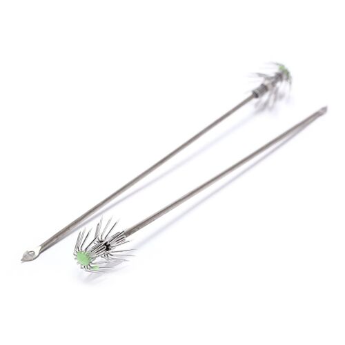 Lot De 2 Leurres De Pêche En Forme De Parapluie, Hameçon De Calmar À Double Couche, Matériel De Pêche, Hameçon De Jigging