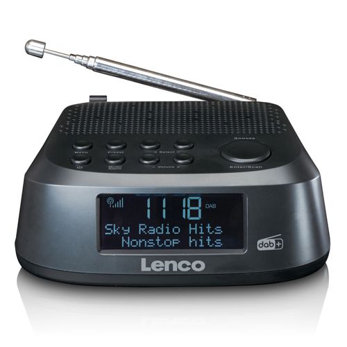 Radio-réveil avec DAB+ et FM CR-605BK Noir