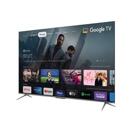 TCL 65C635 - 65" TV LCD rétro-éclairée par LED - QLED - Smart TV - Google TV - 4K UHD (2160p) 3840 x 2160 - HDR - Quantum Dot - aluminium brossé