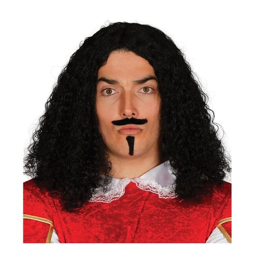 Perruque Vintage Avec Moustache