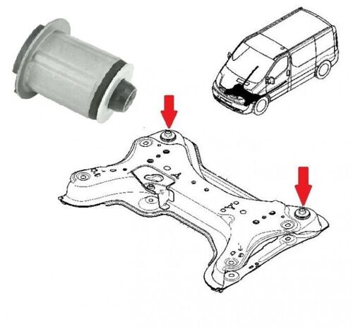 Silent Bloc Postérieur De L'essieu Avant - Renault Trafic 1.9 Dci 82 03/2001-04/2014