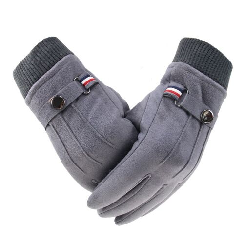 Gants D'hiver Chauds En Daim Pour Hommes Et Femmes, Mitaines Pour Écran Tactile, Sport De Plein Air, Conduite, Vélo
