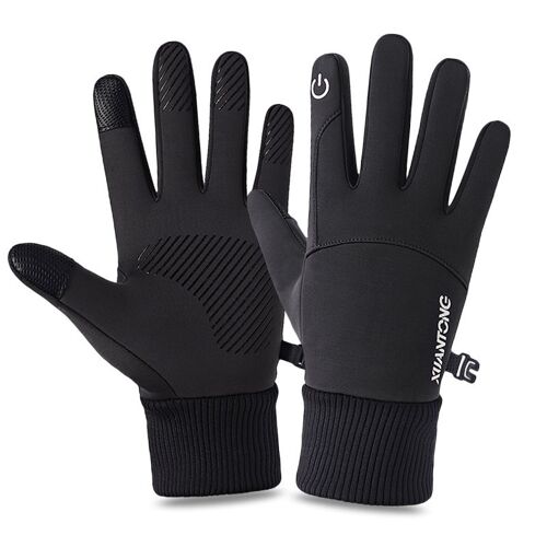 Gants De Sport De Plein Air Pour Hommes Et Femmes, Antidérapants, En Polaire Chaude, Pour La Conduite, La Moto, Le Snowboard