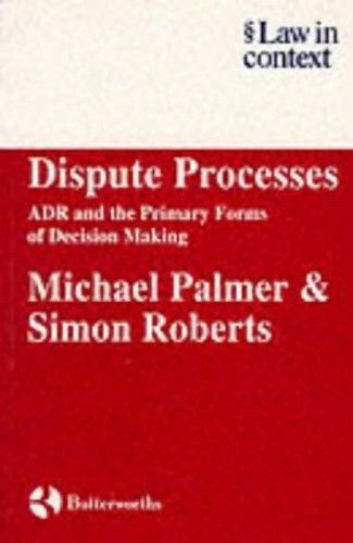 Roberts, S: Dispute Processes