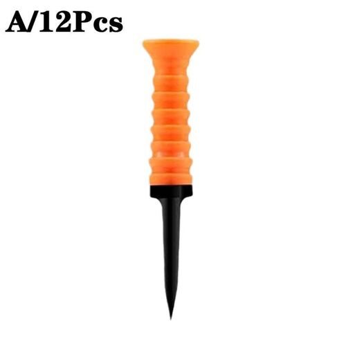 12pcs Tees De Golf Balle Clou L'Entraînement Sportif Sida Extérieur De Golf En Plastique Fournitures De Formation D'Oreille En Plastique Golf Accessoires Pour Ongles