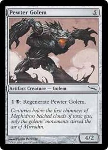 Pewter Golem Magic Mtg Mirrodin