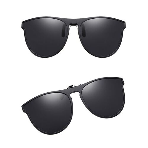 Lunettes De Soleil Unisexes Anti-Éblouissement, Polarisées À Clipser Avec Rabat Pour Lunettes De Prescription, Protection Uv 2021, 1 Pièces