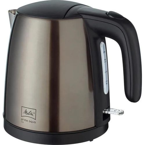 Melitta Prime Aqua Mini Bouilloire Gris métallisé 100 % sans BPA 1 l