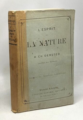 L'esprit Dans La Nature - Entretiens Sur Le Beau Physique Du Beau Le Laid Dans La Nature