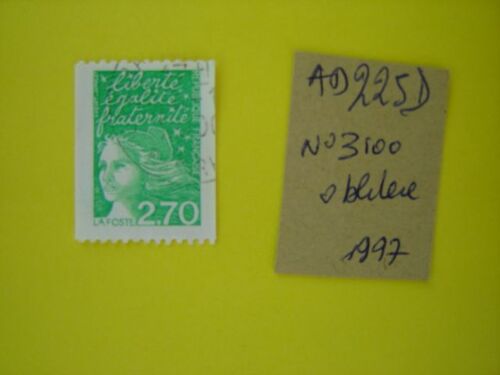 Ad 225 D // Timbre France Oblitéré 1997*N°3100"Marianne Du 14 Juillet"