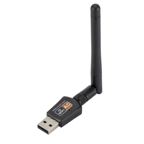 Avec une antenne - Adaptateur Wifi USB 600Mbps 5G/2.4G, Dongle double bande, antenne Wifi RTL8811, adaptateur LAN pour Windows, Mac, ordinateur de bureau/portable/PC