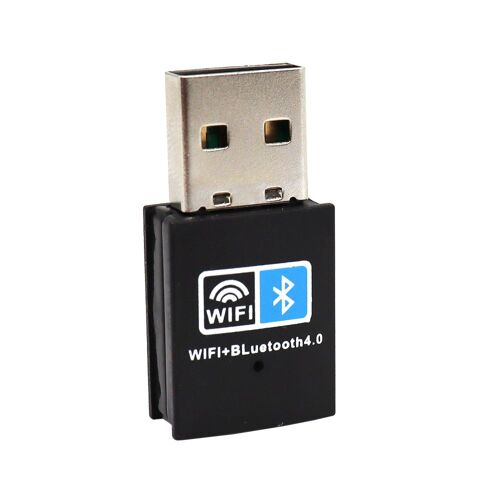 Noir - Adaptateur Usb Sans Fil Wifi Bluetooth 150 Ghz, 2.4 Mbps, Dongle V4.0, Carte Réseau Rtl8723bu Pour Ordinateur Portable De Bureau