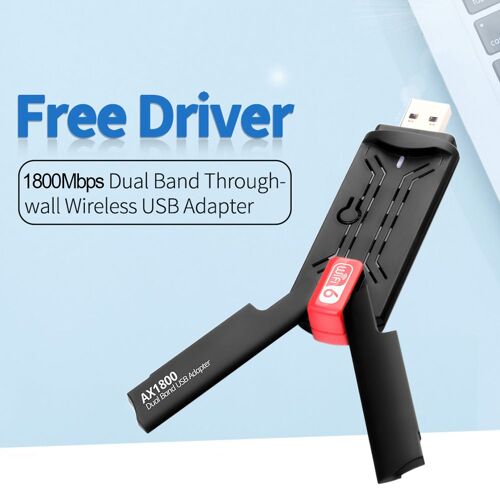 Double Bande 2.4G/5Ghz Sans Fil USB 1800Mbps WiFi Adaptateur USB 3.0 WIFI Lan Adaptateur Dongle 802.11ac avec Antenne Pour Ordinateur De Bureau