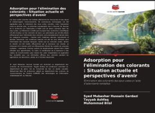 Adsorption Pour L'élimination Des Colorants : Situation Actuelle Et Perspectives D'avenir