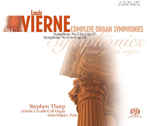 Vierne / Tharp - Complete Organ Symphonies 3 [Super-Audio Cd] Hybrid Sacd, 2 Pack
