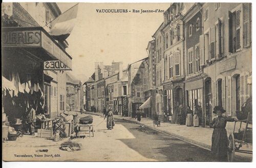 Carte Postale 55 Meuse Vaucouleurs Rue Jeanne D'arc.
