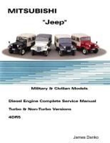 Mistubishi "Jeep" Diesel English Service Manual 4dr5