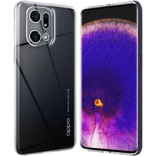 Coque Oppo Find X5 5g Souple Transparente Flexible Bumper En Gel Tpu Silicone Invisible Antichoc Oppo Find X5 5g - Accessoires Pochette Case 2022