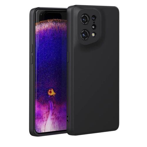 Coque Oppo Find X5 5G Souple noire flexible en Gel TPU Silicone Antichoc Oppo Find X5 5G - Accessoires Pochette Case noir