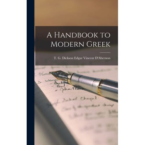 A Handbook To Modern Greek