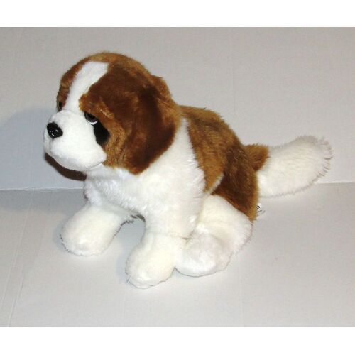 Doudou Chien Des Pyrenees Le St Bernard Leosco Collection - Peluche Chien St Bernard Assis 25 Cm