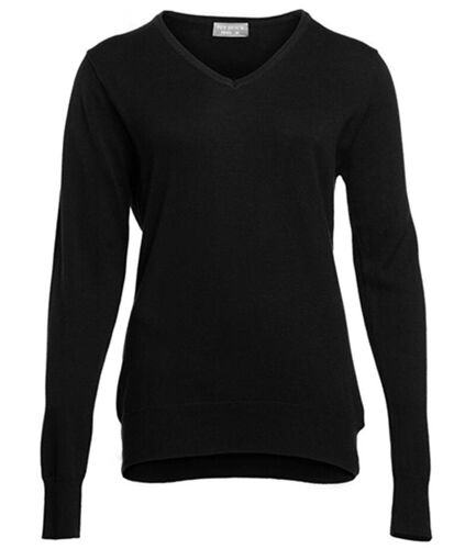 Pull Col V - Femme - Pk451 - Noir
