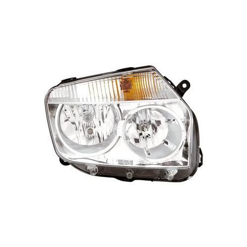 Phare Double Avant Gauche 13 4x2 H7 H1 Avec Ou Sans Reglage El Pour Dacia Duster