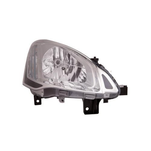 Phare Droit Avec Clignotant 12 H4 Avec Moteur Elect. Pour Citroen Berlingo