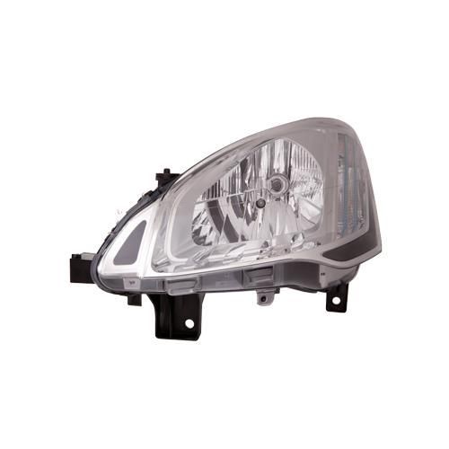 Phare Gauche Avec Clignotant 12 H4 Avec Moteur Elect. Pour Citroen Berlingo