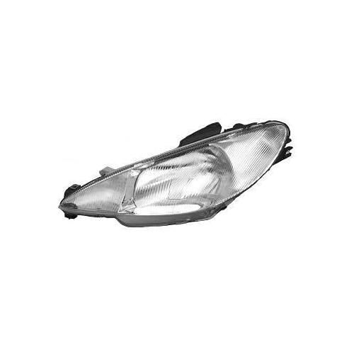 Phare Gauche Avec Clignotant H4 Pour Peugeot 206