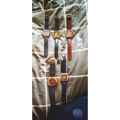 Lot De 5 Montres Hommes Automatique